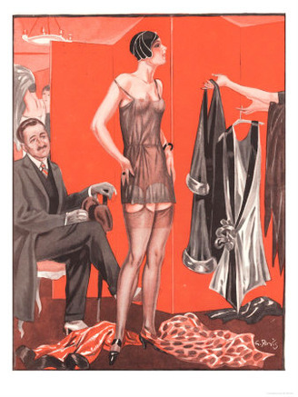 Le Sourire, Erotica Sales Womens Underwear, France, 1920