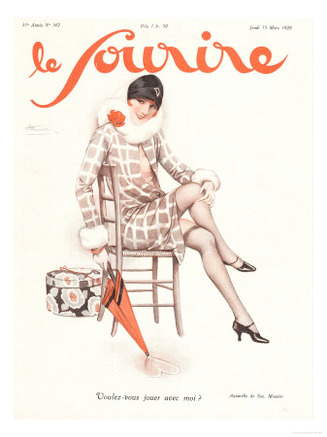 Le Sourire, Glamour Erotica Magazine, France, 1920