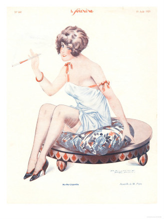 Le Sourire, Glamour Womens Underwear Erotica, France, 1920