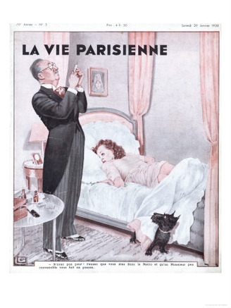 La Vie Parisienne, Erotica Bedrooms Magazine, France, 1938