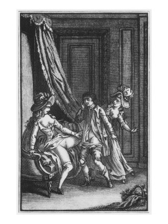 Erotic Scene, Illustration from 'Memoirs of Woman of Pleasure', or 'Fanny Hill' by John Cleland