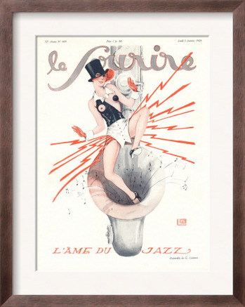 Le Sourire, Glamour Music Saxophones Erotica Magazine, France, 1920