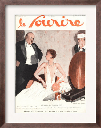 Le Sourire, Glamour Erotica Disapproval Fashion Magazine, France, 1920