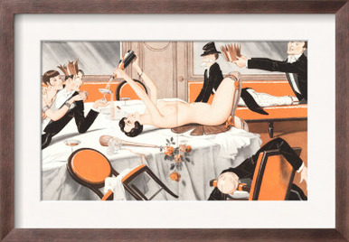 Le Sourire, Erotica Drunks Orgies Champagne Party Magazine, France, 1920