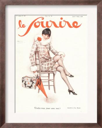 Le Sourire, Glamour Erotica Magazine, France, 1920