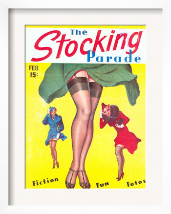 The Stocking Parade, Erotica Stockings Suspenders Legs Silk Hosiery Magazine, USA, 1930