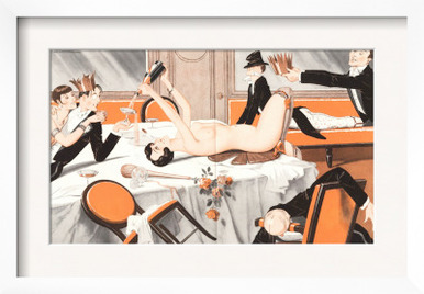 Le Sourire, Erotica Drunks Orgies Champagne Party Magazine, France, 1920