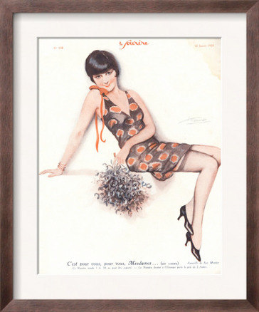 Le Sourire, Glamour Erotica Mistletoe Womens Magazine, France, 1920