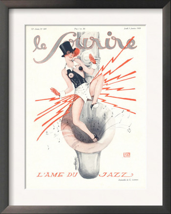 Le Sourire, Glamour Music Saxophones Erotica Magazine, France, 1920