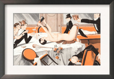 Le Sourire, Erotica Drunks Orgies Champagne Party Magazine, France, 1920